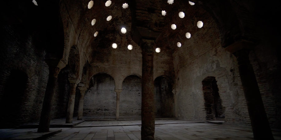 Interior de La Alhambra capturado por productora audiovisual en Granada